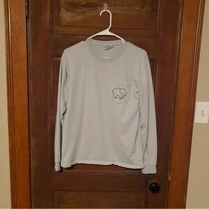 Ivory Ella Soft Blue Long Sleeve Tee